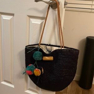 Mar Y Sol straw beach bag